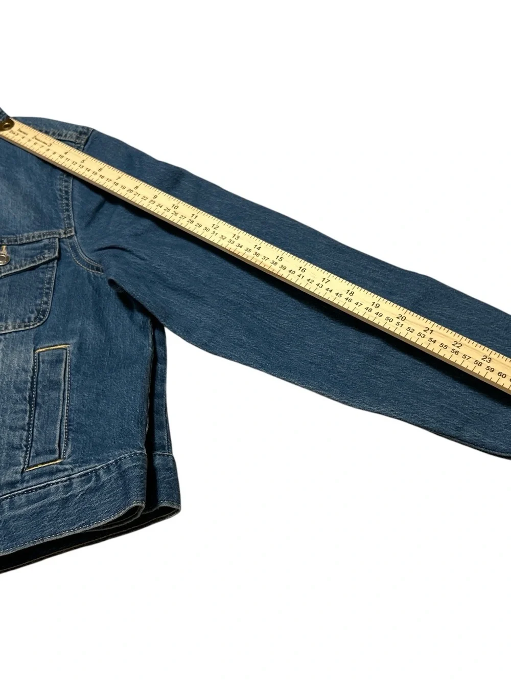 Girls' Classic Denim Jacket - Medium Blue